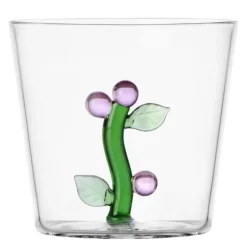 Botanica vannglass 30 cl blomst rosa