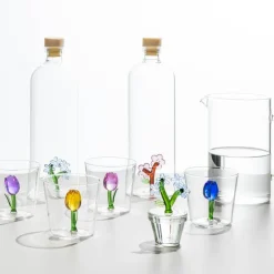 Botanica vannglass 35 cl tulipan blå