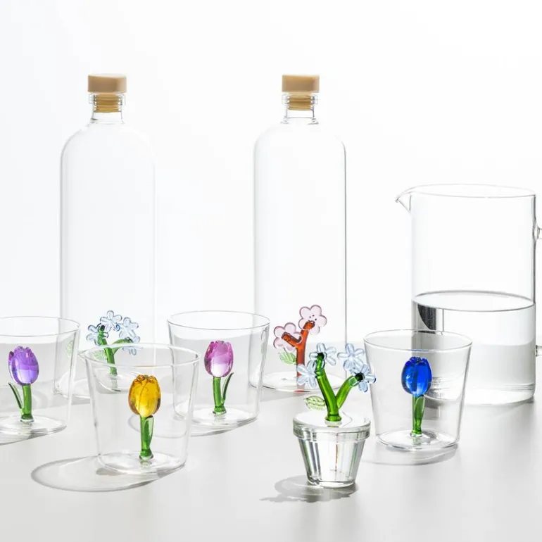 Botanica vannglass 35 cl tulipan blå