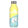Bottle Up Mummi termoflaske 0,5L Mummi i skogen gul/blå