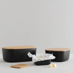 BOX-IT brødboks 23 cm svart