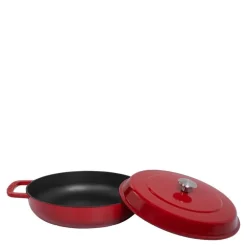 Braiser støpejernsgryte 28 cm 5L cherry