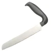 Brødkniv ergonomisk 27 cm svart/stål