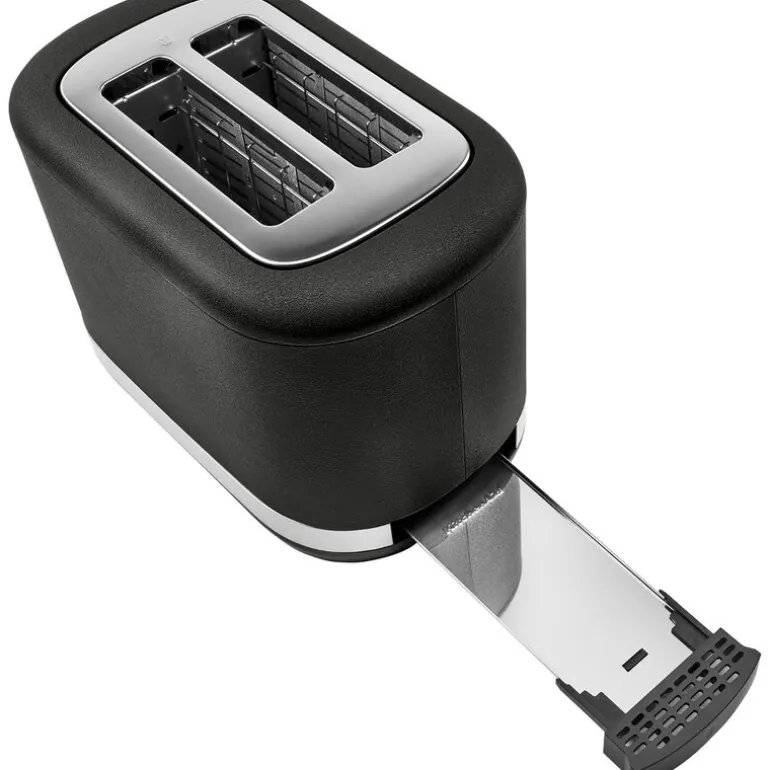 Brødrister 5KMT2109EBK 2 skiver brede spor cast iron black