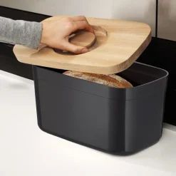 BreadBin brødboks svart