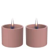Breeze bordlykt 8 cm 2 stk oransje