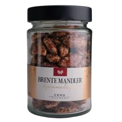 Brente mandler 160g