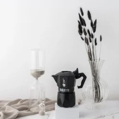 Brikka Exclusive espressokanne 2- kopper 10 cl svart