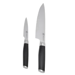 Brusletto knivsett 2 deler svart