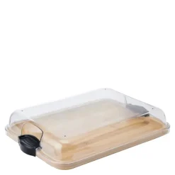 Build-a-Board serveringsbrett med lokk 28x35,5 cm klar/bambus