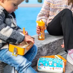 Bukkene Bruse drikkeflaske 35 cl tegneserie oransje