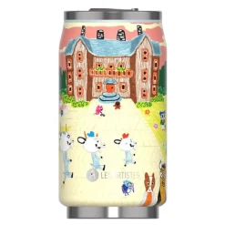 Bukkene Bruse termoflaske 28 cl back to school rosa