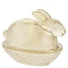 Bunnia bonbonniere kanin 9,8 cm gul