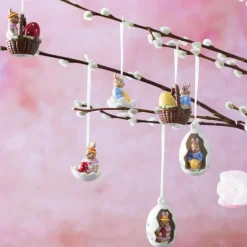 Bunny Tales Anna ornament kurv 6 cm multi