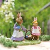Bunny Tales Flower Meadow figur 12,9x8,5 cm hvit