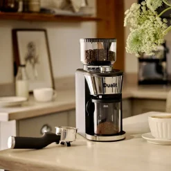Burr kaffekvern svart