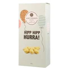 Bursdagseske pasjonsfruktmandler 100g blå