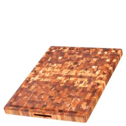 Butcher Block skjærebrett endetre 61x45 cm teak