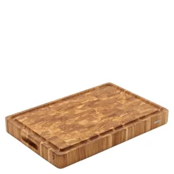 Butcher Block skjærefjøl 60x40x6 cm endeved teak