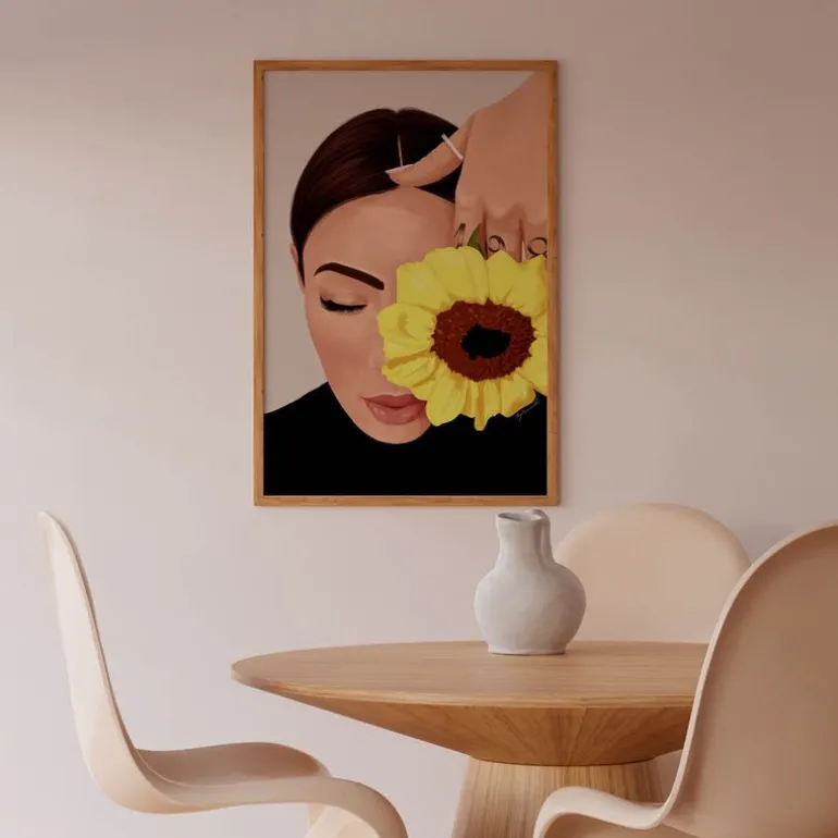 ByKammille poster 50x70 cm bloom