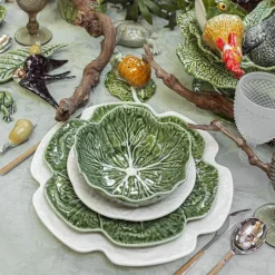 Cabbage skål 12 cm 20 cl kålblad grønn