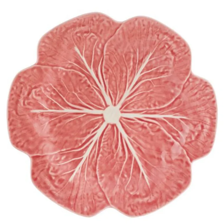 Cabbage tallerken 26,5 cm rosa