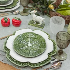 Cabbage tallerken kålblad 19 cm grønn