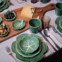 Cabbage tallerken kålblad 19 cm grønn