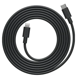 Cable 1 USB-C til Lightning kabel 2 m Stockholm Black