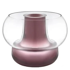Cado vase H24 cm plomme