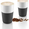 Caffé Latte krus 36 cl 2 stk svart
