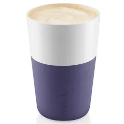 Caffé Latte krus 36 cl 2 stk violet