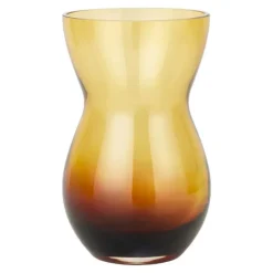 Calabas Duo vase 21 cm burgundy/amber