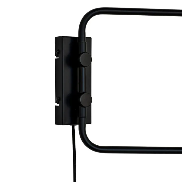 Cale vegglampe 46 cm svart