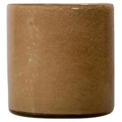 Calore telysholder 15x15 cm beige
