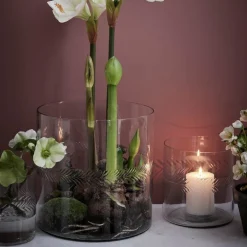 Carla vase 20 cm klar