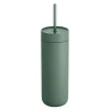 Carter Cold Desert Capsule tumbler med sugerør 590 ml smoke green