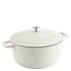Cast Aluminium gryte 5L 29 cm krem