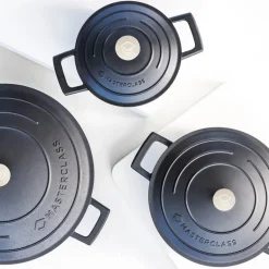 Cast Aluminium gryte 1,4L svart