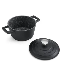Cast Aluminium gryte 1,4L svart