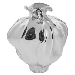 Celeste vase 25 cm sølv