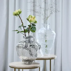 Celeste vase 25 cm sølv