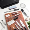 Century kniv- og redskapssett 20 deler svart