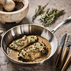 Chef Ørjan stekepanne 28 cm børstet stål