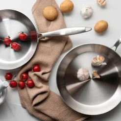 Chef Ørjan stekepanne 24 cm børstet stål