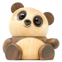 Chi Chi panda trefigur 8 cm valnøtt/lønn