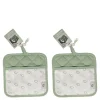 Chic Kids gryteklut 17,5x17,5 cm 2 stk dinosaur