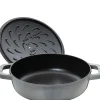 Chistera sautépanne 28 cm 3,7L grå