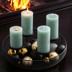 Christmas Chic adventstake 41x40 cm svart