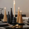 Christmas Chic lysestake tre 24,5 cm svart